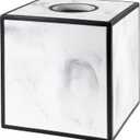 Avanti Linens - Tissue Box Cover, Guest Bathroom Essentials, Modern Home Decor (Jasper Collection)
