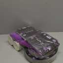 Vesici 350 Pcs Happy Birthday Party Supplies Disposable Party Tableware Set Serves 50 Included Plates Napkins Cups Cutlery for Men Woman 50th 80th Birthday Party Decorations (Black Purple)