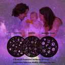 Dolphin Star Night Light Projector - 360 Rotating Starry Night Lamp, ABS Bedside Touch Control for Kids Room, Nursery Decor (Blue)