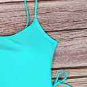 One Piece Swimdress for Women Tummy Control Bathing Suit Vintage Skirt Design Modest Full Coverage 2025 Swim Dress Lakeblue Medium