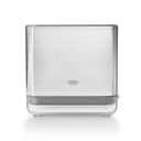 OXO Stainless Steel Sink Caddy: Kitchen Sponge & Dish Brush Holder, Light Silver, Hand Wash, 5.6" Width, 5.5" Height