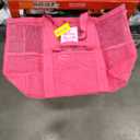 FF05 Large Mesh Beach Tote Bag, Pink, 2 Pack