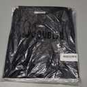 DOUBLJU Classic Dress Shirts Long Sleeve Slim Fit Button Down Y Shirt Basic Casual Soft Blouse Tops for Womens with Plus Size (Black, XXXL)