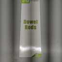 HOPELF 25PCS Wooden Dowel Rods - 1/4 x 12 Inch Bamboo Sticks - for Crafts, Cake Dowels and DIY Projects