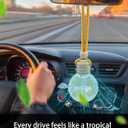 Ikeda Car Air Freshener: Hanging Car Smell Air Freshener | 10ml Hanging Car Perfume | Long Lasting Fragrance | Strong Scents Diffuser for Auto Home (Forget)