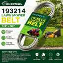 2 x 193214 Deck Belt 1/2"x 90" for 38" Mower Replaces 125907X