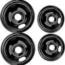 5304430149 and 5304430150 Porcelain Burner Drip Pan Bowls Replacement 318067041 and 318067051 Electric Range Cooktop By AMI PARTS Includes 2 8-Inch and 2 6-Inch Pans