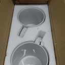 20oz sublimation Blank large Mugs and Big handle set of 2 Professional Grade Mugs White Coated Ceramic Cup for Coffee Tea or DIY Gifts (20oz)