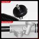 PHOBOOS Electric Power Steering Rack and Pinion Assembly Compatible with Hyundai Accent 2012-2017 L4 1.6L & Kia Rio 2012-2017 L4 1.6L. New Unit, Leak Resistance, Direct Fit, Ref. 242405