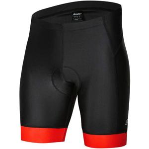 bpbtti Mens Gel Padded Cycling Shorts Bicycle Riding Pants Bike Biking Clothes Cycle Tights (Large, Black/Red)