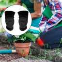 Gardening Knee Pads for Women Men, Thick Foam Kneeling Mats Soft Anti-Slip Knee Brace Guards, Professional Knee Protector for Housework, Sports, Garden & Yard Work, Floor and Carpet Cleaning (Black, L)