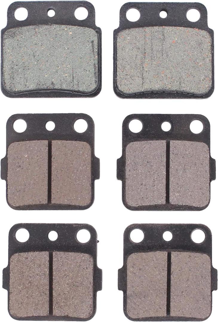 MOTOKU Front and Rear Brake Pads for LTZ 400 DVX 400 KFX 400