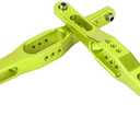 Rear Suspension Arm, Durable Metal 2pcs Set Rear Trailing Arms for RC Car Enthusiasts Off-Road Racing and Track Performance(Green 0023G)