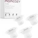 Momcozy Original V1 Pro/V2 Pro Breast Pump Replacement Accessories,Flange Insert 15/17/19/21mm Only for Momcozy V1 Pro/V2 Pro (Transparent, Pack of 4)