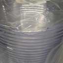 [30 Pack 16 OZ Bowls] Edge Collection Clear Plastic Party Bowls Premium heavyweight Elegant Disposable Tableware Dishes