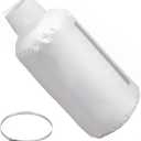 30 Micron Dust Collector Bag with Clamp, 4'' Universal Vacuum Filter Bag for Table Saw, Planer, Woodworking Tools - Fits DEWALT DW735, DW734, Grizzly, Delta, Shop Fox, Rockler & Most Dust Collectors