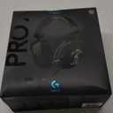 Logitech G Pro X Wired Gaming Headset: Blue VO!CE Detachable Boom Mic, DTS 7.1, 50 mm Drivers, USB/3.5mm Aux, Spare Memory Foam Ear Pads, USB DAC & Bag Included - Black