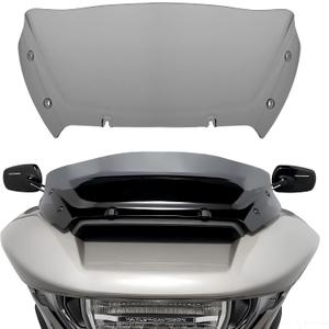 FATECIM 9" Wave Windshield Windscreen Air Deflector for Harley CVO Road Glide FLREDACTEDSE 2023-up, CVO Road Glide ST FLREDACTEDSTSE 2024-up, Road Glide FLREDACTED 2024-up Accessories (Smoke)