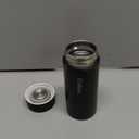 Upgraded Exllena Small Insulated Water Bottle 8 Oz/250 Ml Mini Insulated Water Bottle for Hot & Cold Drinks, Perfect Small Water Bottle for Travel, Purse (Black)