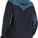 LAZAWG Rain Jacket Women Lightweight Rain Coat with Hood Waterproof Breathable for Summer Spring Travel Outdoor (Black, XL)