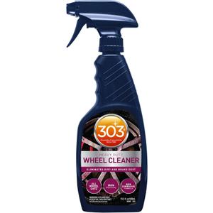 303 Products Heavy Duty Wheel Cleaner - Rim Cleaner for Car - Brake Dust Remover - All Wheel Safe - Iron Indicating Formula - Non Corrosive Formula, 15.5 fl. oz. (30597CSR)