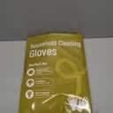 Bamllum Rubber Kitchen Dishwashing Gloves - 4 Pairs Colorful Reusable Household Cleaning Gloves for Washing Dishes and Cleaning Tasks, Flexible Long-lasting and Non-Slip (Small, Blue+Pink+Yellow+Red)