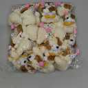 24 Pcs Birthday Small Stuffed Animal with Hat Mini Plush Toys for Student Classroom Reward Gifts Cute Soft Puppy Dog Toy Bulk Birthday Party Goodies Bag Fillers Party Decor