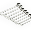 Gearwrench 8 Piece 72-Tooth 12 Point Reversible Ratcheting Combination Metric Wrench Set