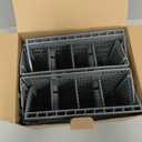 Gray Dishwasher Silverware Cutlery Basket 00675794 9001396277, Replacement for Bosch Dishwashers, Set of 2