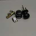 CML Hardware Matte Black Keyed Entry Door Knob for Entrance, Exterior and Interior Use, Round Ball Handle, Stainless Steel