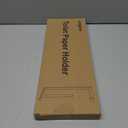 Longzon Brushed Nickel Toilet Paper Holder Wall Mount, Self Adhesive Toilet Paper Holder Storage for 3 Roll Tissue, Premium 304 Stainless Steel Stick On Toilet Paper Roll Holder for Bathroom, Silver