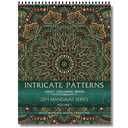 Intricate Patterns Adult Coloring Book - Zen Mandalas Series - Volume 1