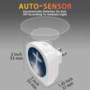 Cross Heaven Night Light Plug into Wall 0.5W LED Lights Auto on/Off for Family Friends Holiday Gifts & Home Decor