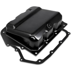 Transmission Oil Pan with Drain Plug & Gasket, Compatible with Chrysler Pacifica 200 Sebring Town Country & Dodge Avenger Journey Grand Caravan, 62TE 6-Speed Automatic Transmission Replace# 265-833
