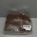 46pcs Velvet Christmas Ball Hanging Ornament Brown