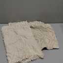 MIULEE Spring Beige Throw Pillow Covers 20x20 Inch, Neutral Soft Plush Faux Wool Solid Couch Pillows Set of 2, Decorative Farmhouse Boho Cushion Covers for Sofa Living Room Bed Home Decor