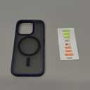 TORRAS Magnetic Shockproof for iPhone 15 Pro Case, [Military-Grade Drop Tested] [Compatible with MagSafe] Translucent Slim Protective Anti-Scratch Anti-Fingerprint Guardian Mag 2023 (Blue)