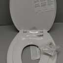 Little2Big Toilet Seat with Built-In Toddler Potty Training Seat, Slow Close, Easy to Install, Made in USA, ELONGATED, White