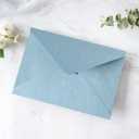 PONATIA 50 PCS A7 Envelopes, 5.25 x 7.25'' Matte Dusty Blue Envelopes For 5x7'' Weddings Invitation Cards, Christmas Gift Cards, Acrylic Invitations, Photos and Any 5x7" Inserts