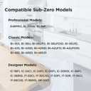 Sub-Zero 4204490 Refrigerator Water Filter Replacement Cartridge 2 Pack