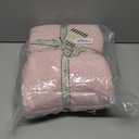 WRENGONGE Pink Throw Blanket, 50x70 Soft Cozy Striped Throw Blankets for Couch, Sofa, Bed, Travel, Lightweight Fluffy Warm Plush Decorative Blankets for Women, Men Gift