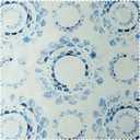 HPD Half Price Drapes Textured Cotton Printed Cushion Pillow Covers (Set of 2) - Decorative Throw Pillow Covers 18x18 Inch for Bedroom and Living Room - Droplets Light Blue