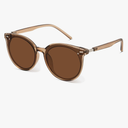 Livho Polarized Sunglasses, Retro & Oversized Shades for Women with Round Lenses