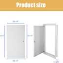 Thicken 1mm 12 x 24 Access Panel for Drywall,Attic Door, Ceiling Access Panel for Drywall,12x24 Metal Access Panels are Thickened to 1mm to Solve The Problem of Fragile Panels(Screwdriver Latch)