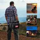 ATRIPACK Lunch Box for Men, Tactical Lunch Bag MOLLE Webbing Leakproof Insulated Large Lunch Cooler Women Adult Meal with Adjustable Shoulder Strap Durable Lunch Pail (Camo-Black) (Medium)