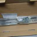 16 Inches Drawer Slides - 2 Pairs Soft Close Drawer Slides Heavy Duty Side Mount Ball Bearing Brushed Nickel Drawer Rails with Mounting Brackets, Silver