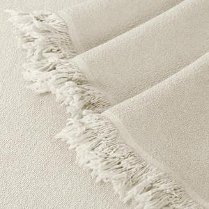 TAOCOCO Couch Cover, Couch Cover Blanket for Sofa, Thick Durable Throw for Sectional Couch, Washable Furniture Protector for Dogs Kids, Tassel Trim, 71''x150'' Beige
