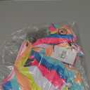 Hurley Girls' Tankini 2-piece Swimsuit (Large, White/Multi Stripe)