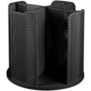 Rotated Disposable Cup and Lid Organizer, Detachable Coffee Cup Dispenser, Paper Water Cup Holder for Cafe Home Kitchen Living Room, Black 