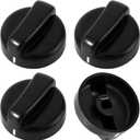 4-Pack D-Shape Heater Knob Replacement Universal Patio Heater Replacement Parts for Gas Fireplaces, Fire Pits & Grills Durable, Easy to Install for Most Patio Heaters and Gas Fireplaces